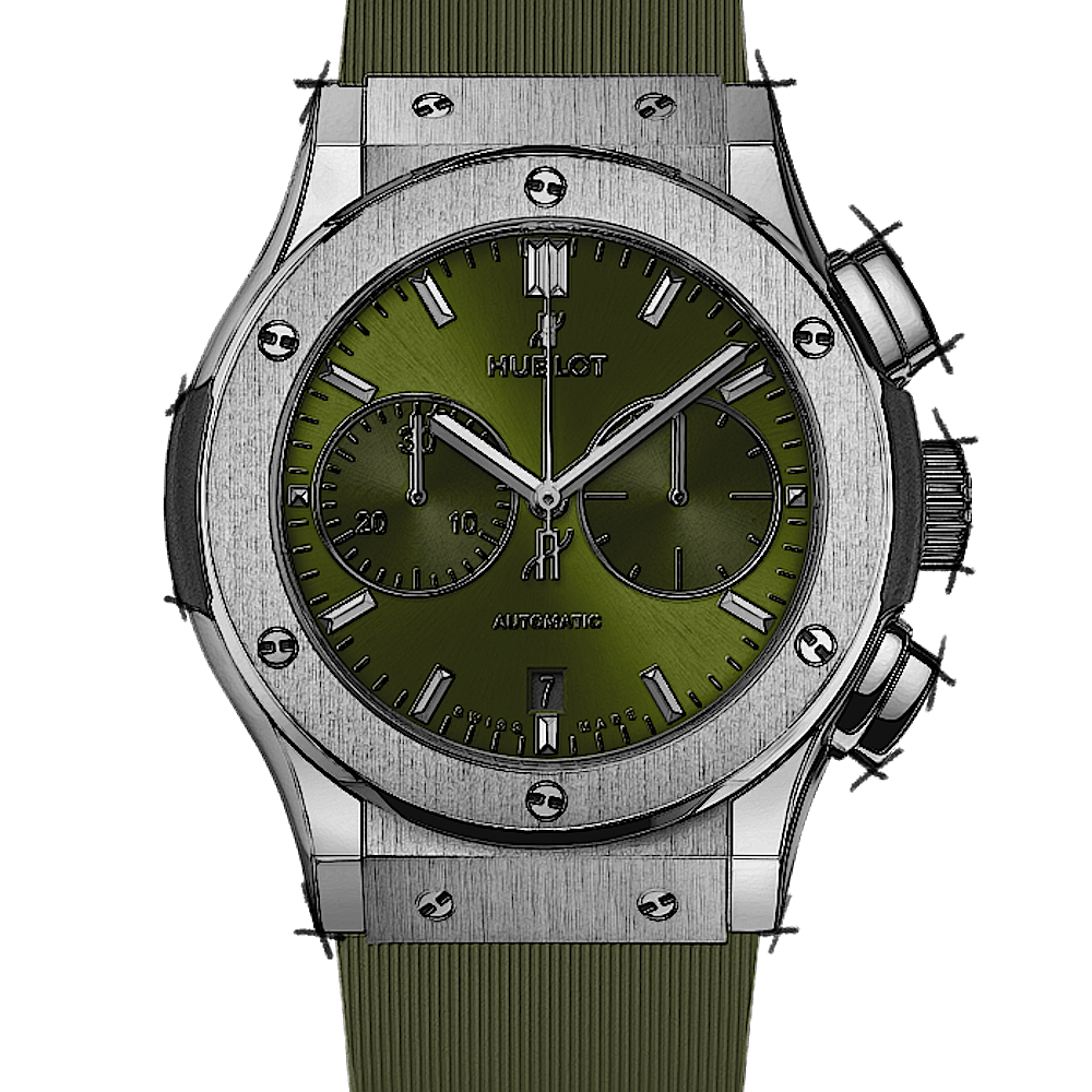 Hublot Classic Fusion Chronograph Titanium Green von Hublot