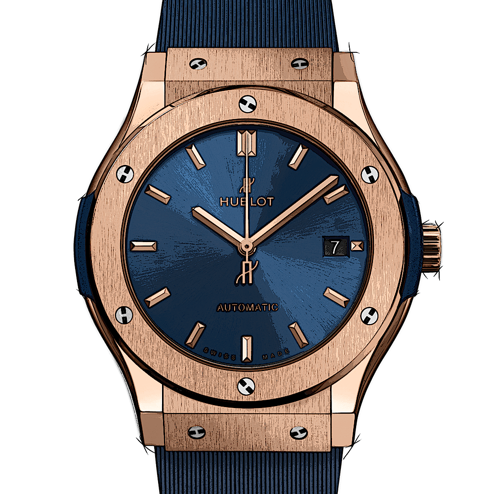 Hublot Classic Fusion King Gold Blue von Hublot