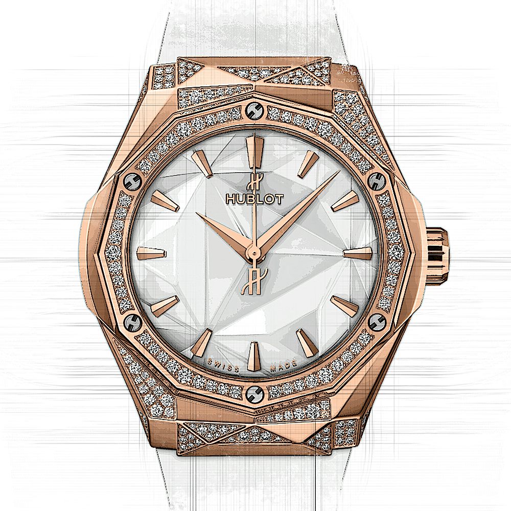 Hublot Classic Fusion ORLINSKI KING GOLD WHITE von Hublot