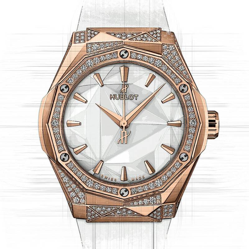 Hublot Classic Fusion ORLINSKI KING GOLD WHITE von Hublot