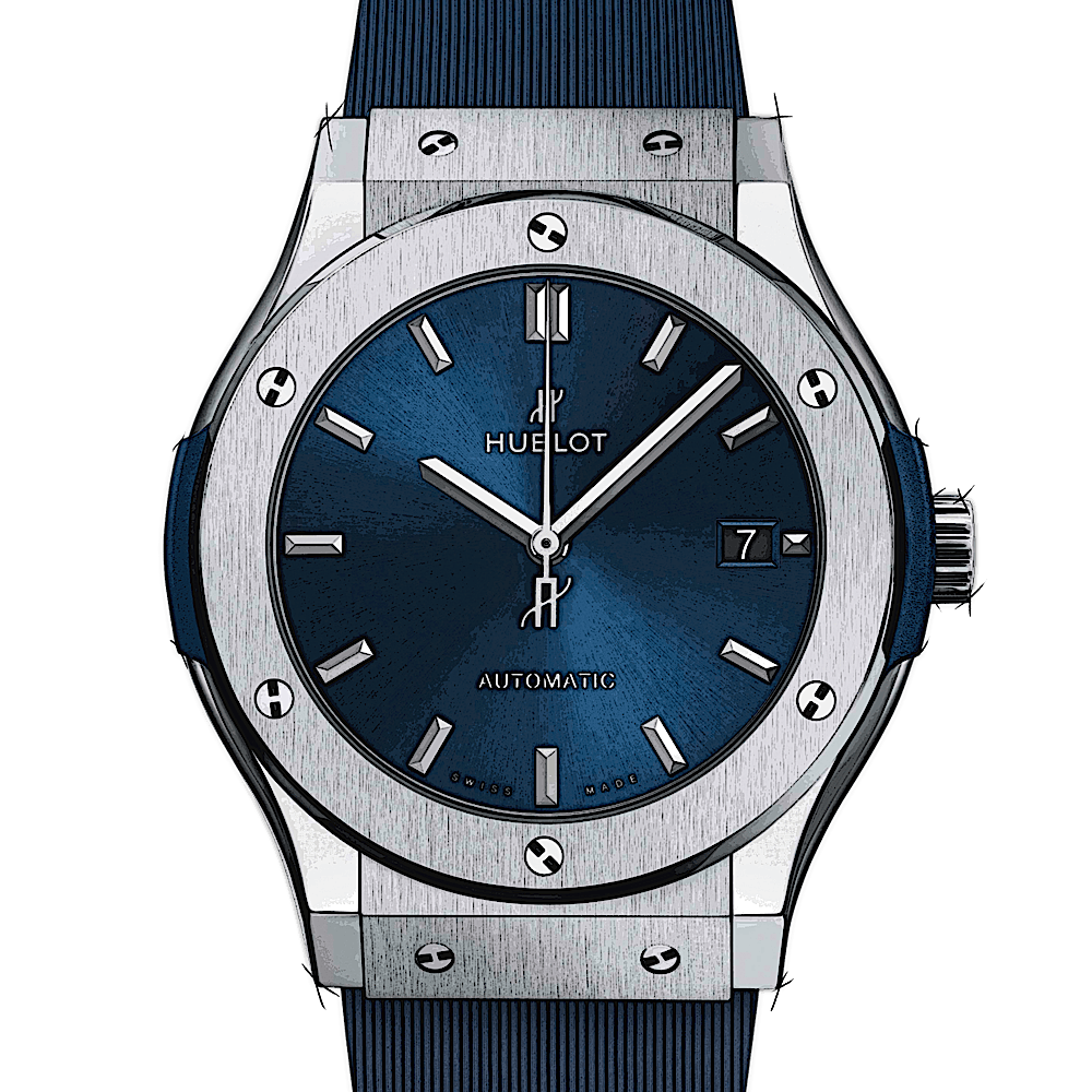 Hublot Classic Fusion Titanium Blue von Hublot