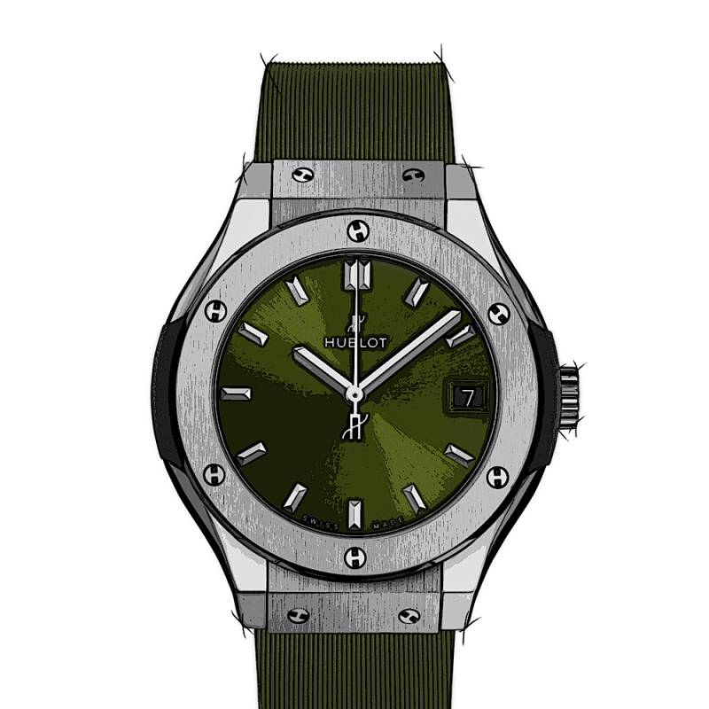 Hublot Classic Fusion Titanium Green von Hublot