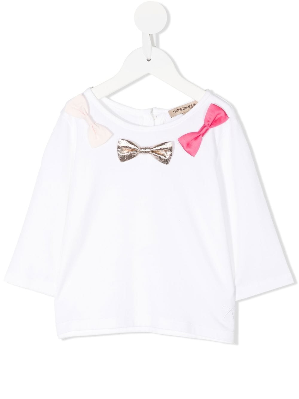 Hucklebones London bow-applique detail T-shirt - White von Hucklebones London