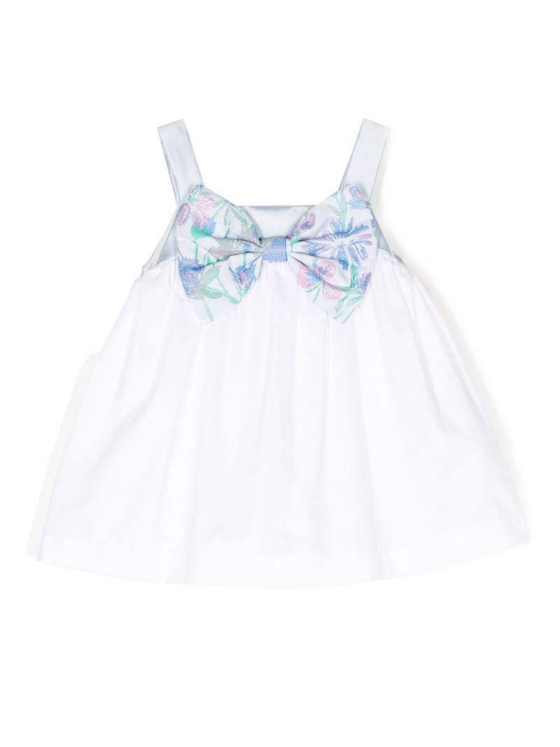 Hucklebones London bow-detail cotton tank top - White von Hucklebones London