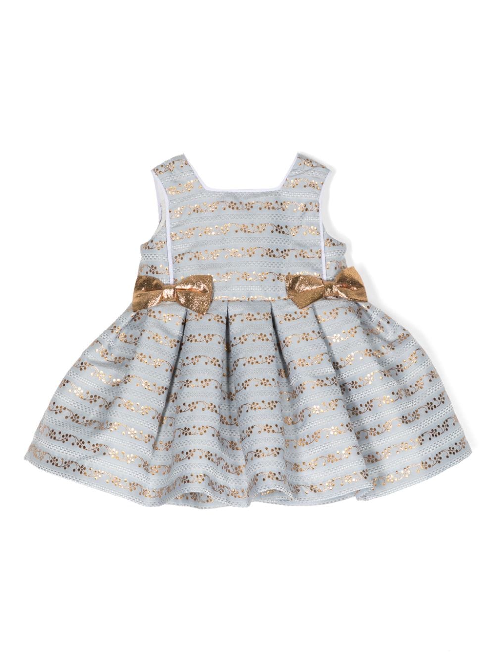 Hucklebones London bow-detail jacquard dress set - Blue von Hucklebones London