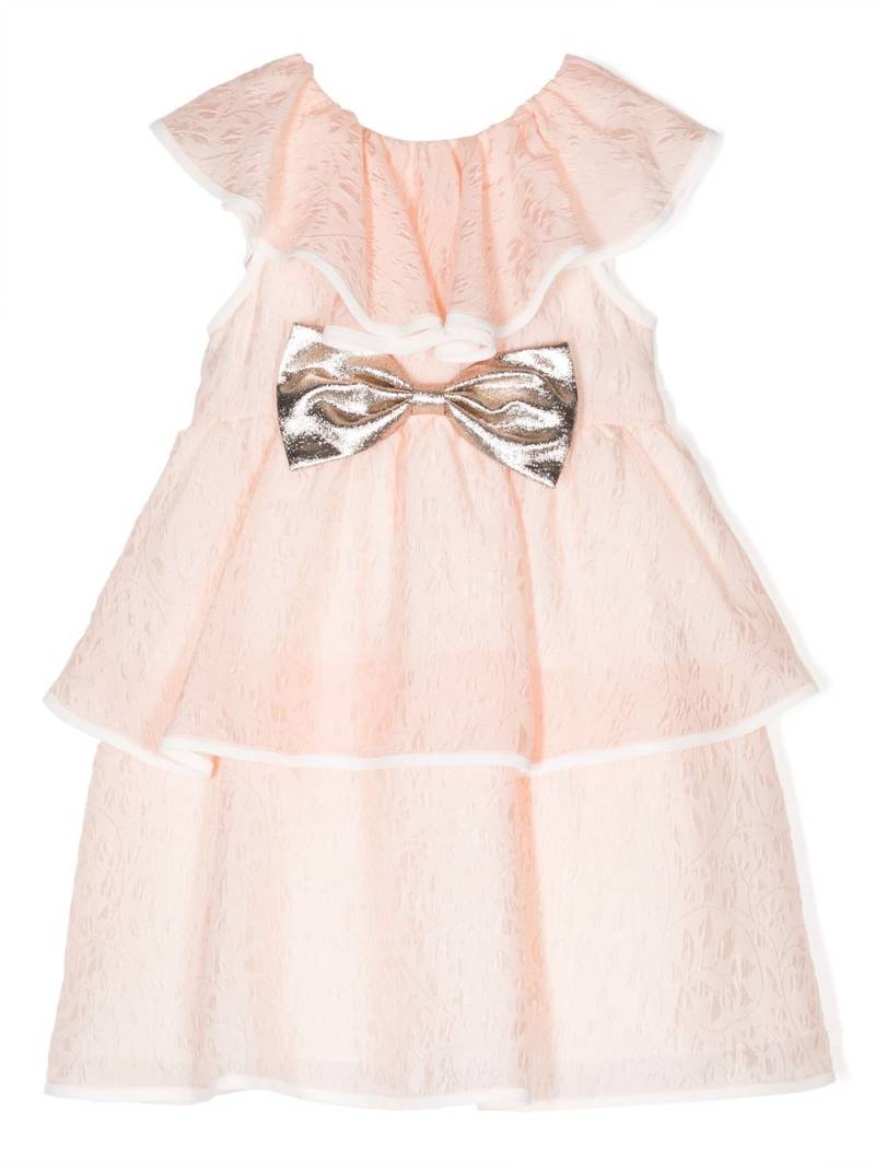 Hucklebones London bow-detail ruffle dress - Pink von Hucklebones London