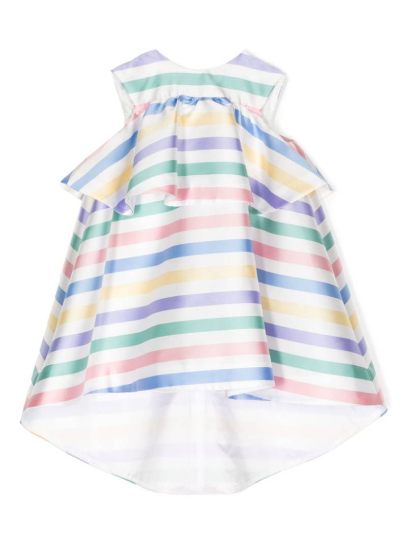 Hucklebones London bow-detail striped mini dress - Multicolour von Hucklebones London