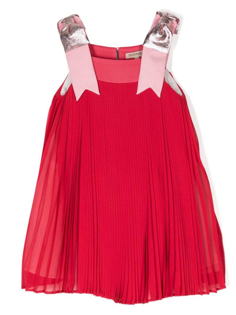 Hucklebones London chiffon pleated trapeze dress - Red von Hucklebones London