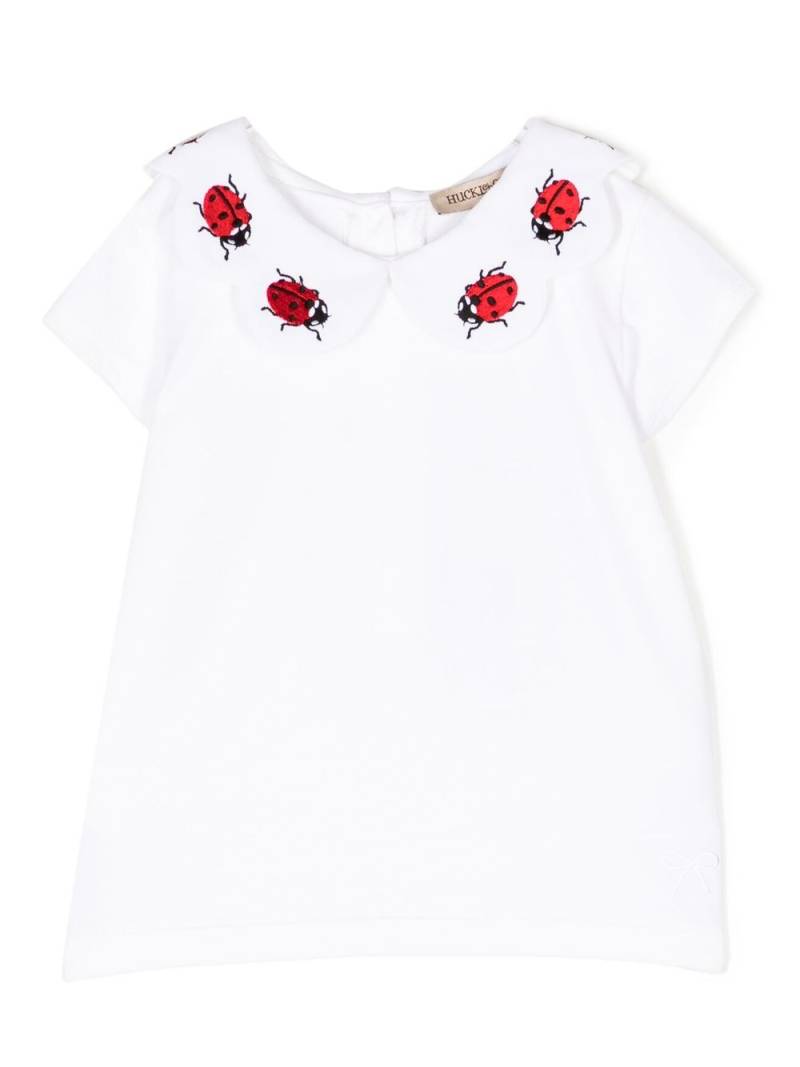 Hucklebones London embroidered-collar blouse - White von Hucklebones London