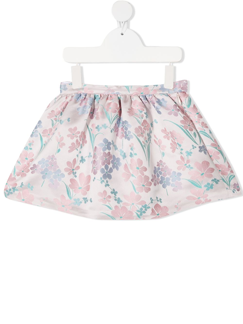 Hucklebones London floral-jacquard mini skirt - Pink von Hucklebones London