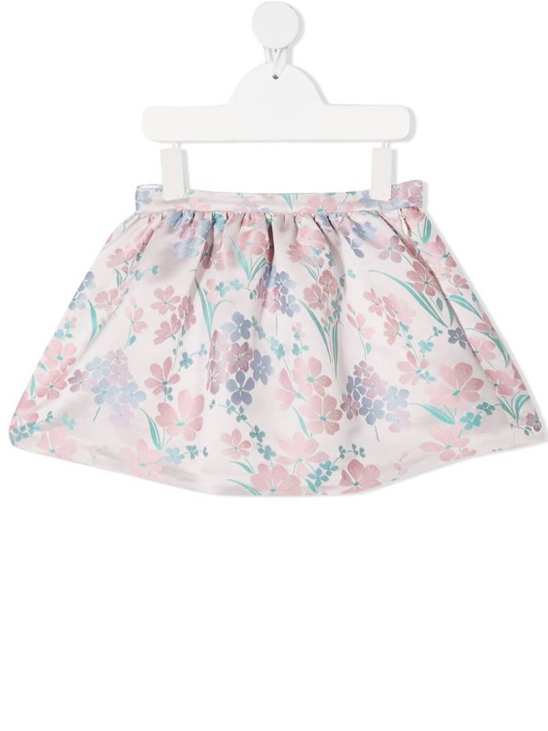 Hucklebones London floral-jacquard mini skirt - Pink von Hucklebones London