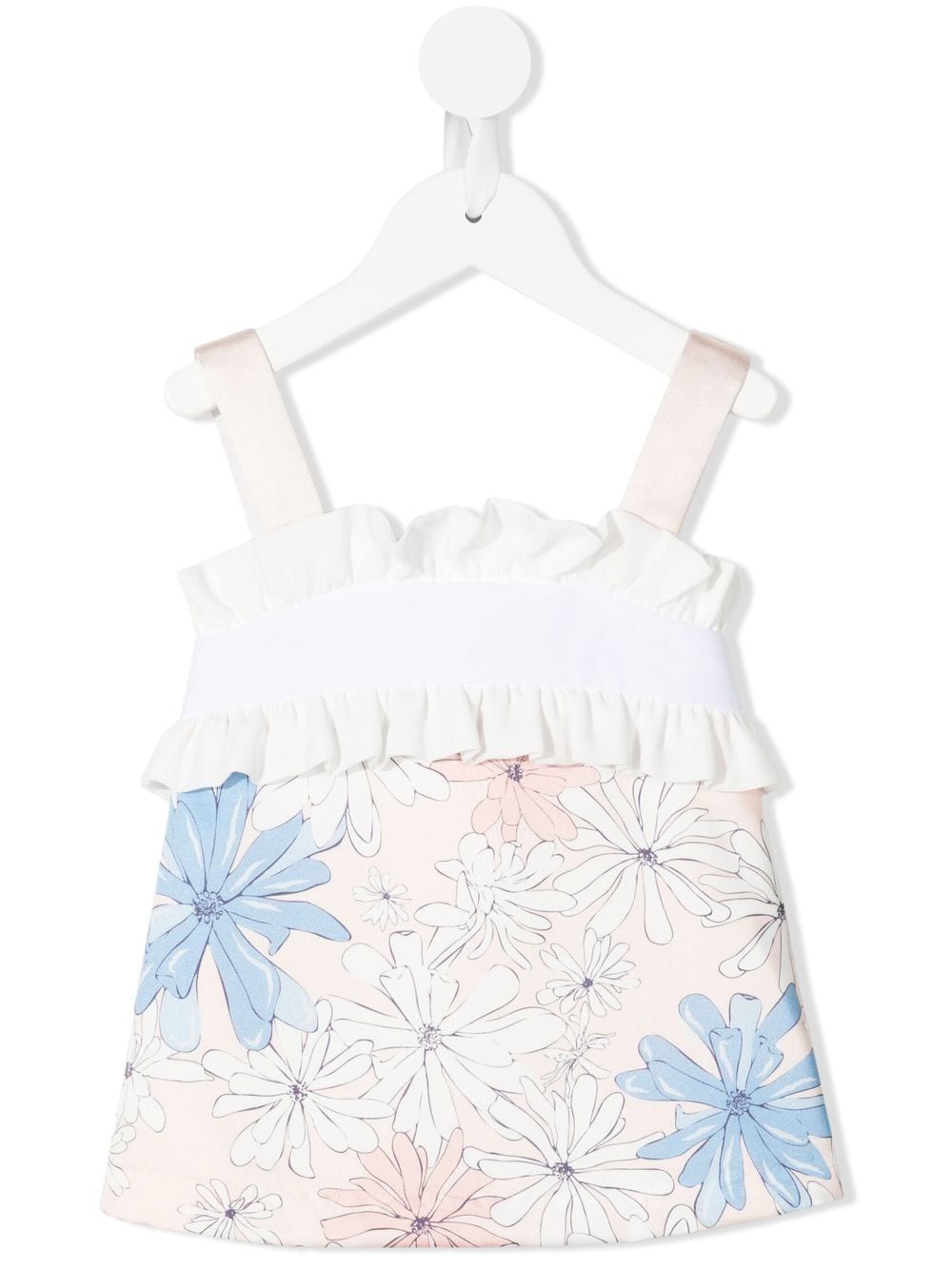 Hucklebones London floral print frilled sleeveless top - Neutrals von Hucklebones London