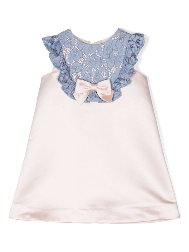 Hucklebones London lace-detail bib-collar dress - Neutrals von Hucklebones London