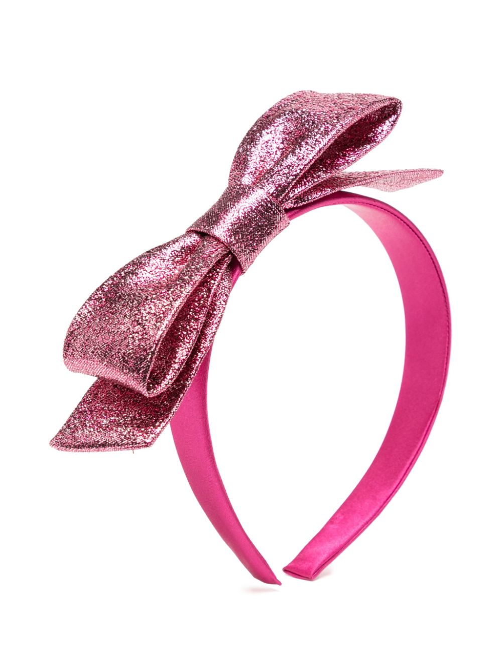 Hucklebones London metallic-effect bow-detail headband - Pink von Hucklebones London