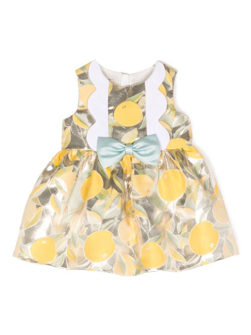 Hucklebones London metallic-effect sleeveless dress - Yellow von Hucklebones London