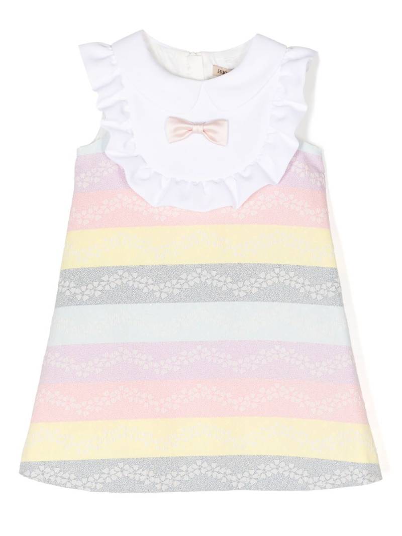 Hucklebones London rainbow-print ruffled dress - White von Hucklebones London