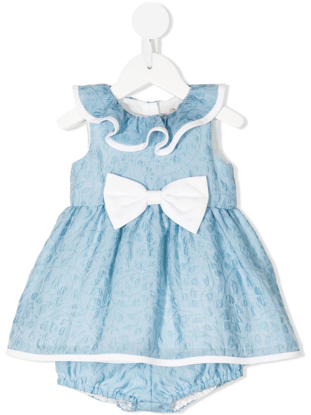 Hucklebones London ruffle tiered dress and bloomers - Blue von Hucklebones London