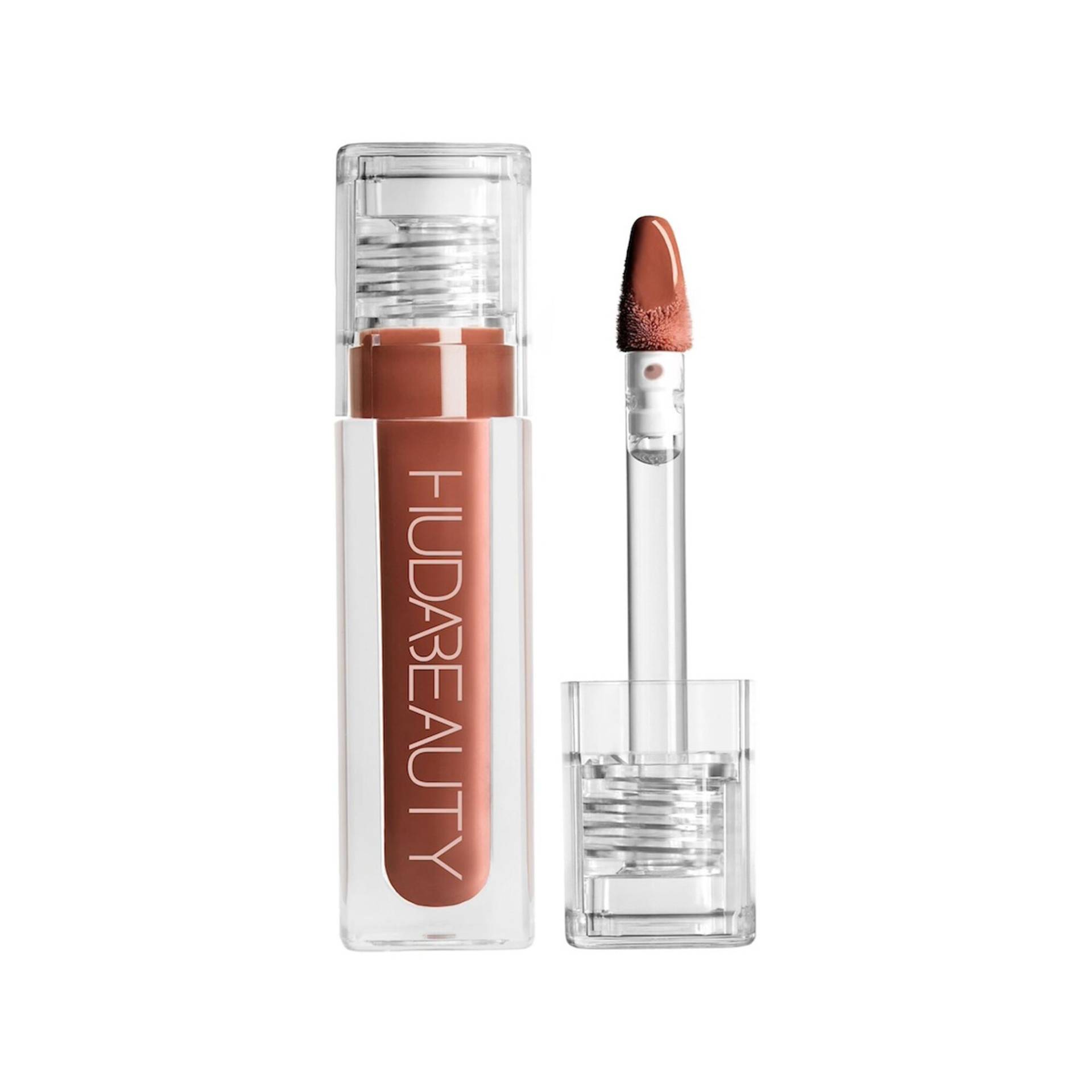 Huda Beauty - Faux Filler Hochglänzender Lipgloss, Lip Gloss Foxy, 3.9 ml, Foxy von Huda Beauty