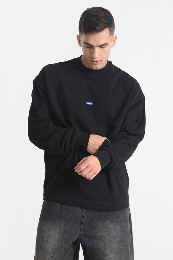 Hugo Blue Nedro Sweatshirt | Black | Herren  | L von Hugo Blue