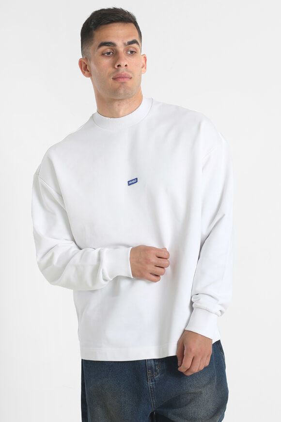 Hugo Blue Nedro Sweatshirt | White | Herren  | L von Hugo Blue