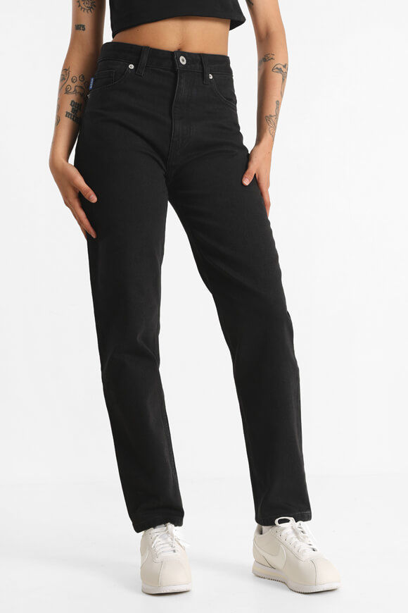 Hugo Blue Noe Mom Fit Jeans L32 | Black | Damen | 28/32 Hugo Blue Noe Mom Fit Jeans L32 | Black | Damen | 28/32 von Hugo Blue