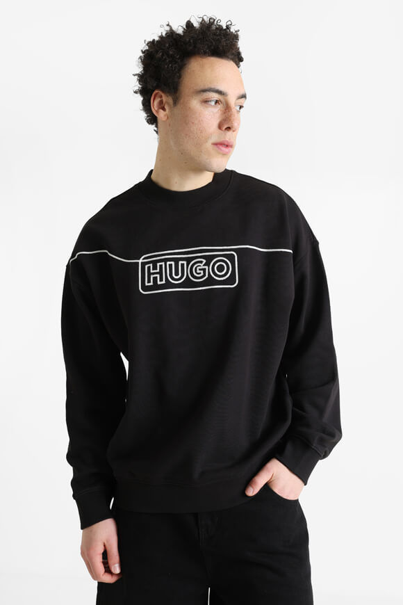 Hugo Blue Noideryos Sweatshirt | Black | Herren  | L von Hugo Blue