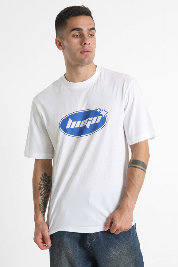 Hugo Blue Nugoclean T-Shirt | White | Herren  | L von Hugo Blue