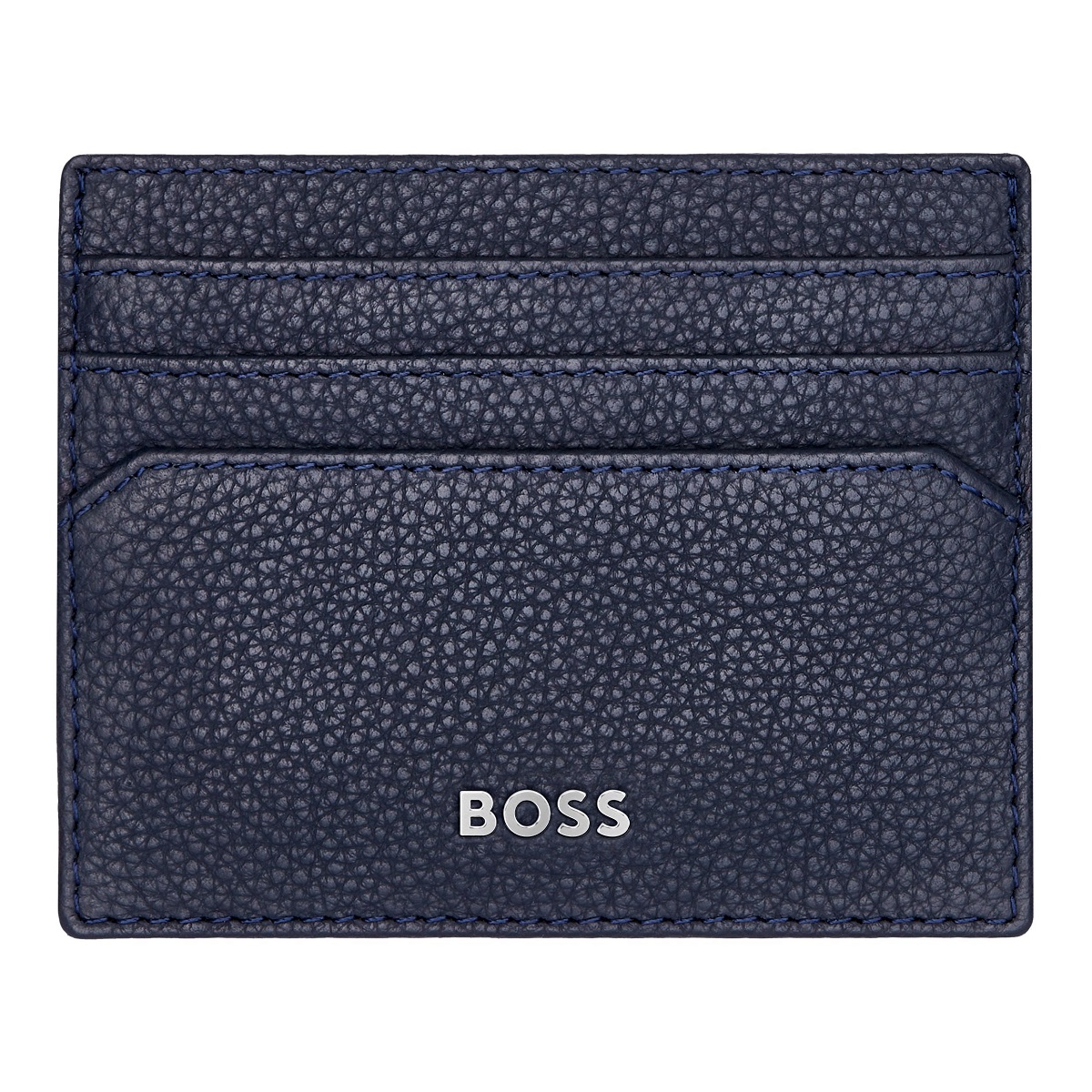 Classic Grained - Kartenhalter in Navy von Hugo Boss