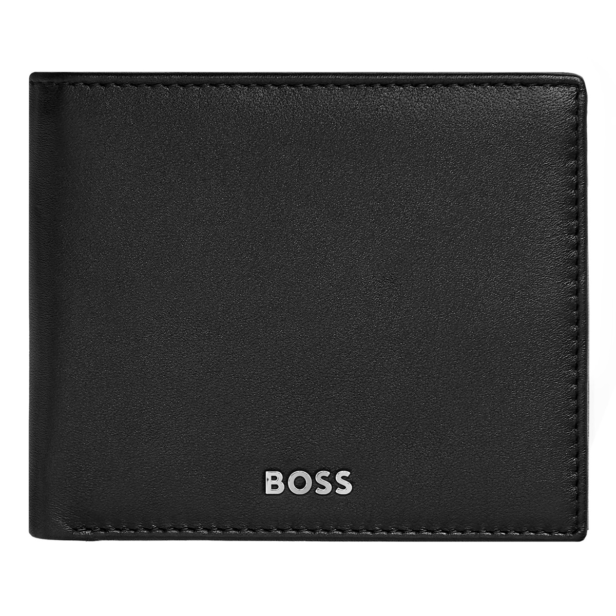 Classic Smooth - Brieftasche & Geldbörse mit Klappe in Schwarz von Hugo Boss