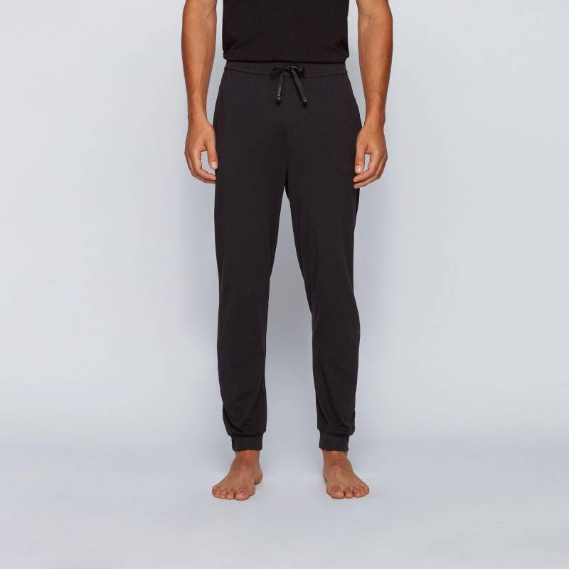 Jogginghose Mit Bündchen Herren Black S von BOSS