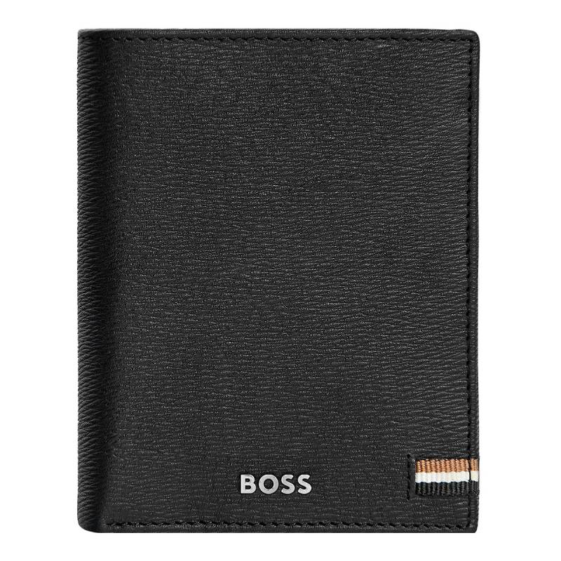 Iconic - Brieftasche Vertical mit Klappe in Schwarz von Hugo Boss