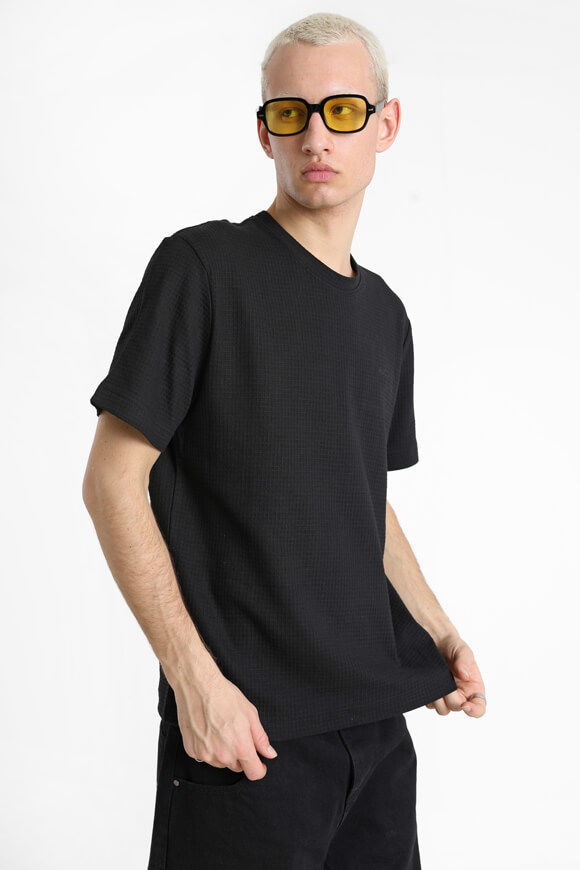 Hugo Red Austin Strukturiertes T-Shirt | Black | Herren  | M von Hugo Red