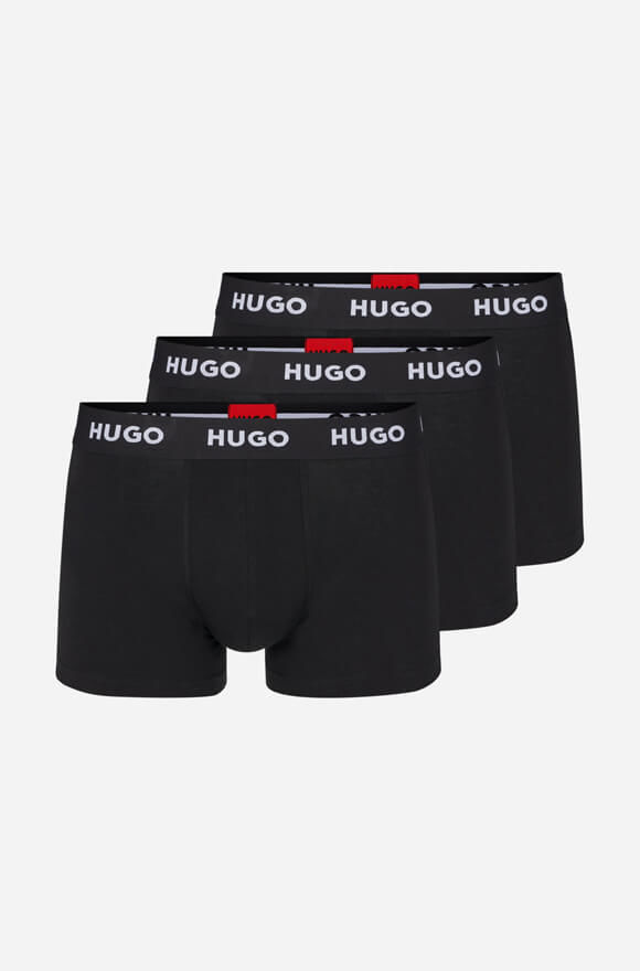 Hugo Red Dreierpack Boxershorts | Black | Herren  | L von Hugo Red