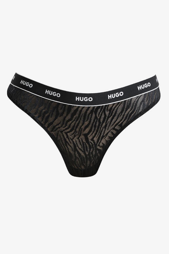 Hugo Red Mesh String | Black | Damen  | L von Hugo Red