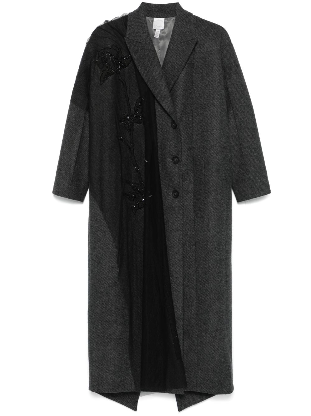 Huishan Zhang Oliver coat - Grey von Huishan Zhang