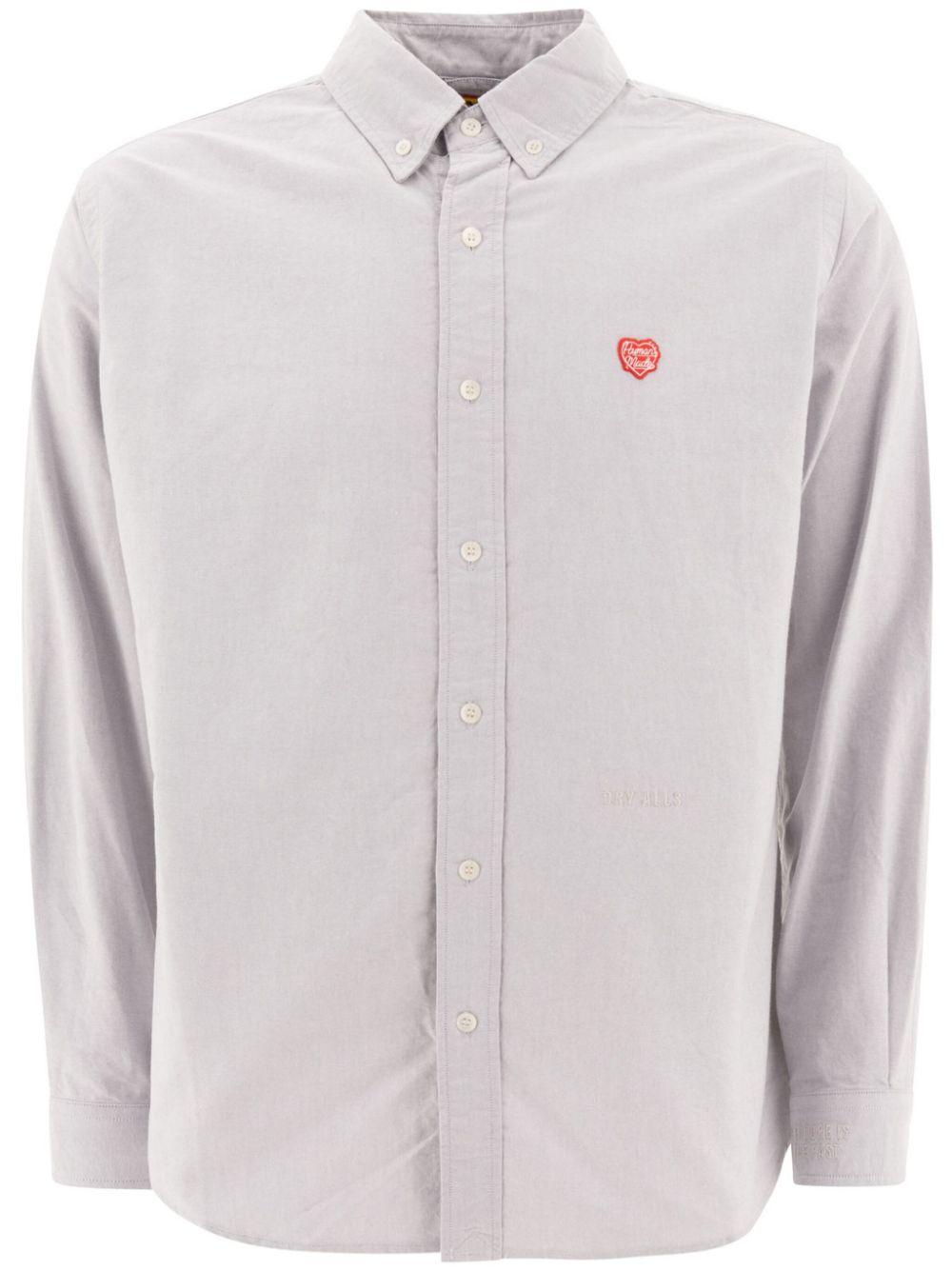 Human Made button-down cotton shirt - Grey von Human Made