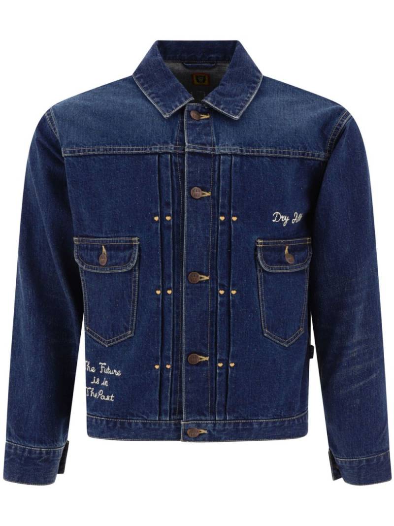 Human Made buttoned denim jacket - Blue von Human Made