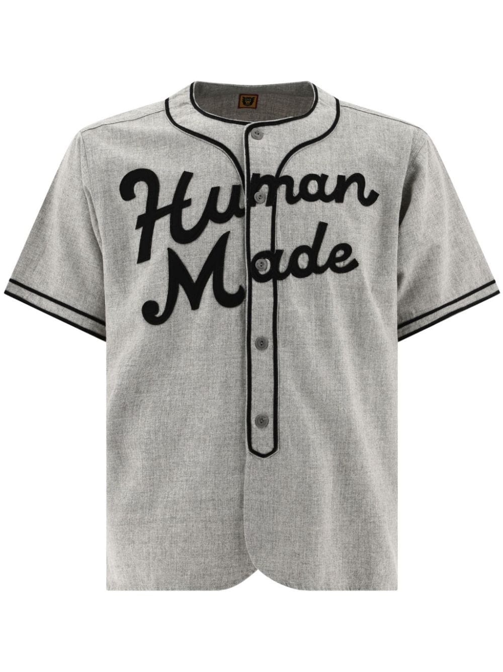 Human Made cotton baseball shirt - Grey von Human Made