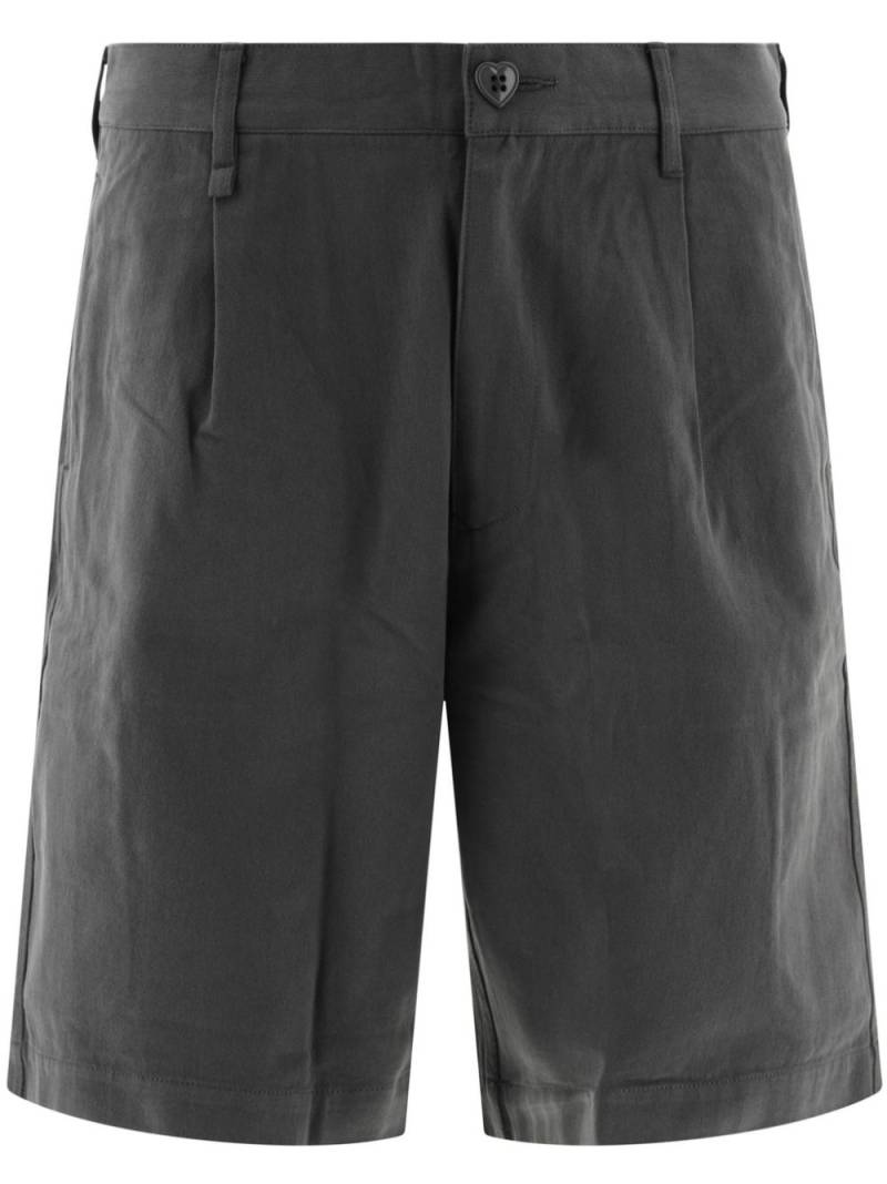 Human Made logo-patch cotton shorts - Grey von Human Made