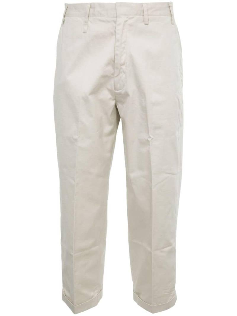 Human Made cropped wide-leg trousers - White von Human Made