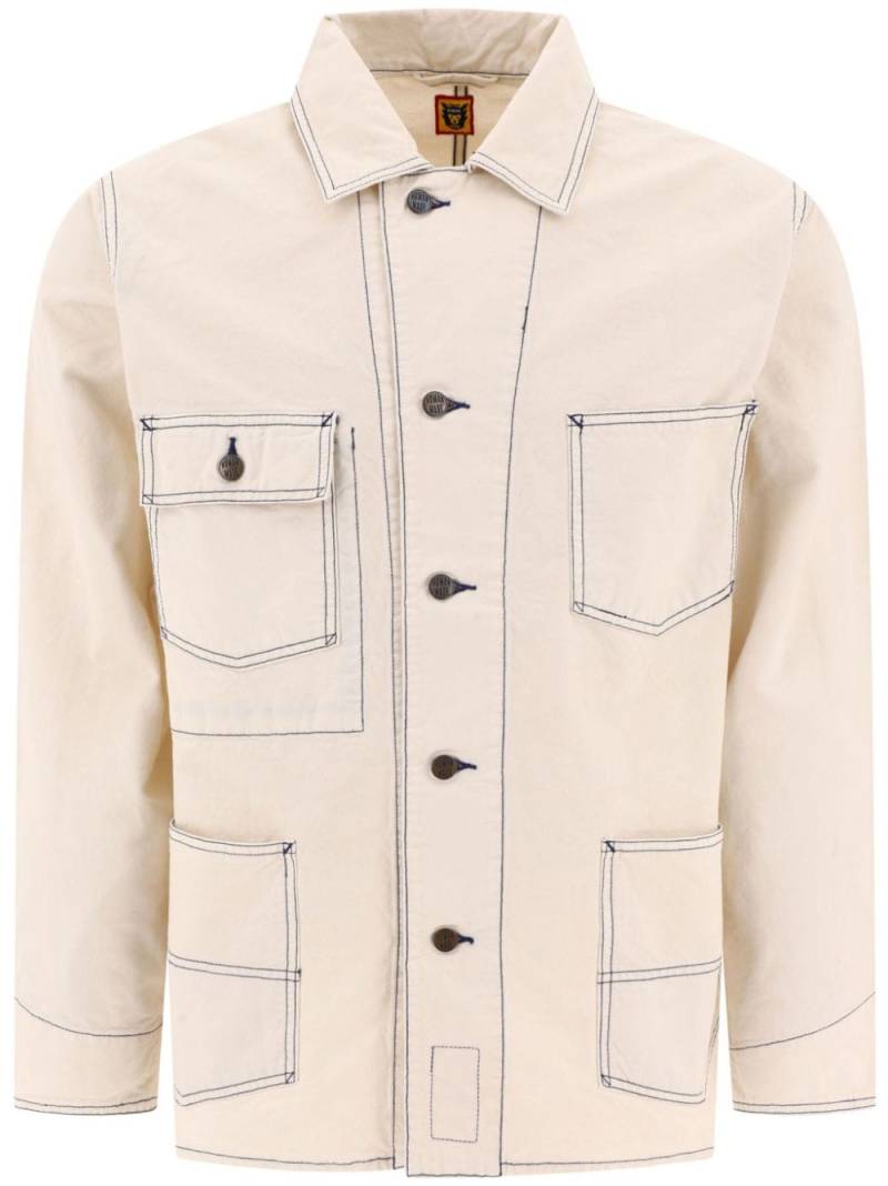 Human Made graphic embroidered jacket - White von Human Made