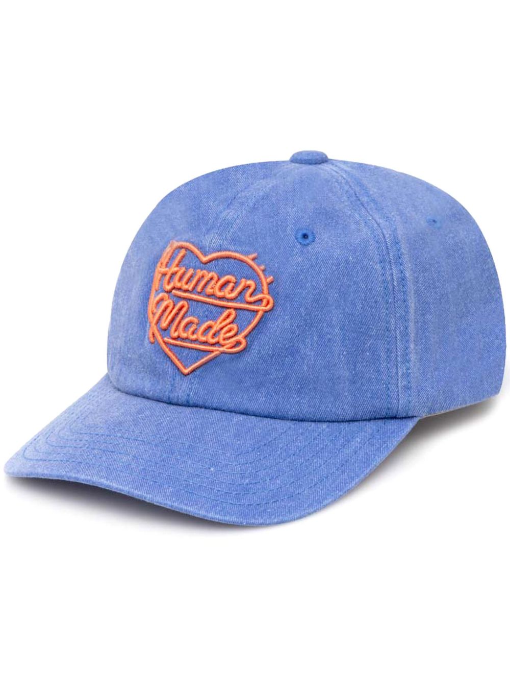 Human Made logo-embroidered cap - Blue von Human Made