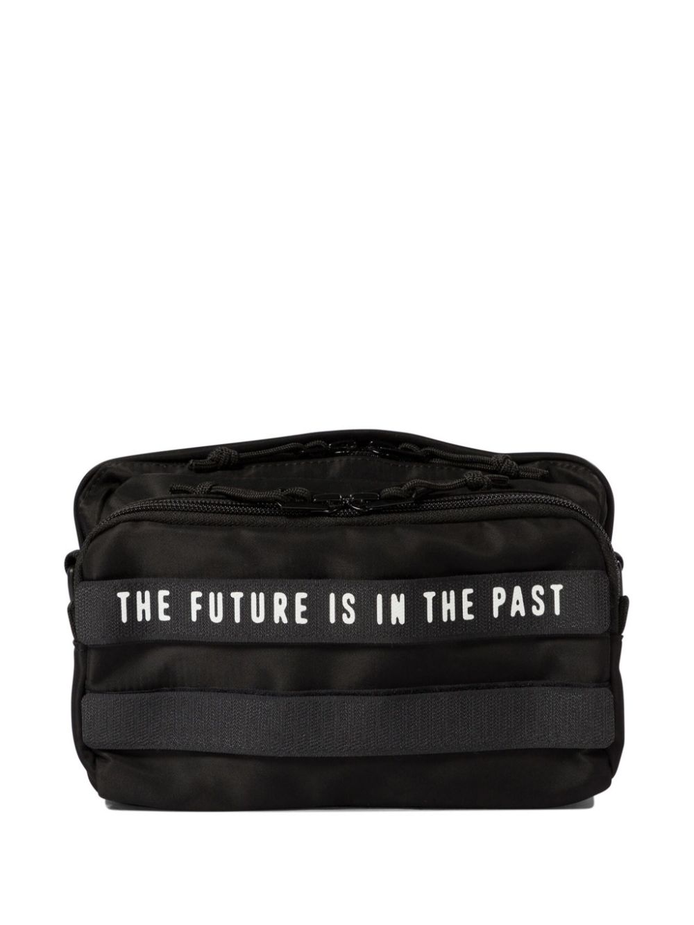 Human Made slogan-print messenger bag - Black von Human Made