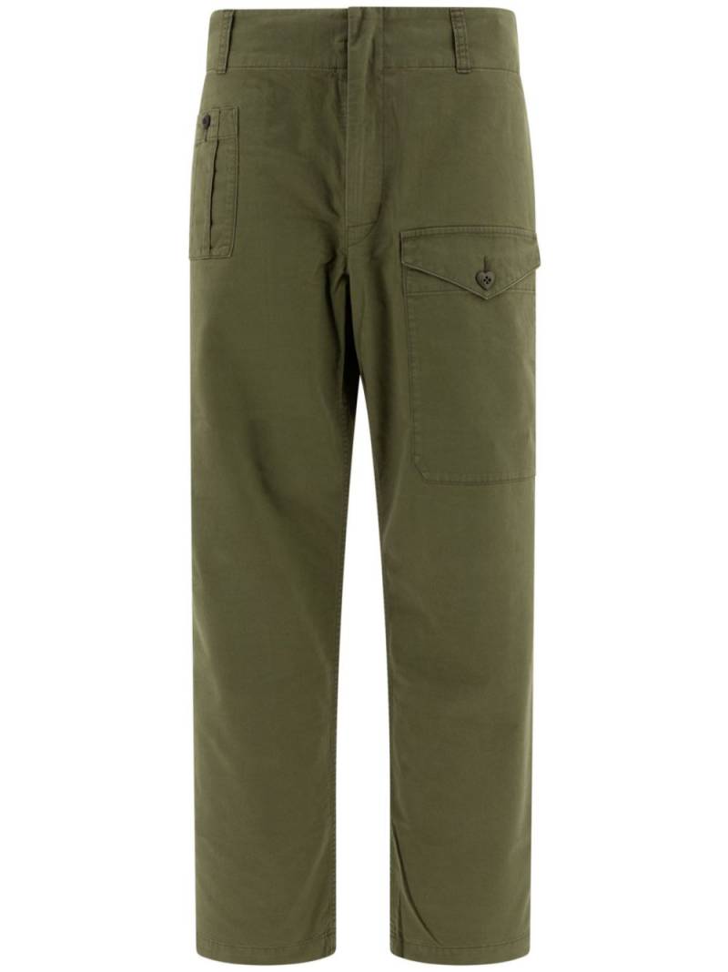 Human Made straight trousers - Green von Human Made