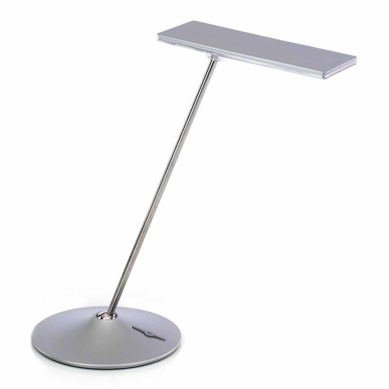 Horizon LED Tischleuchte, Farbe silber semi-matt von Humanscale