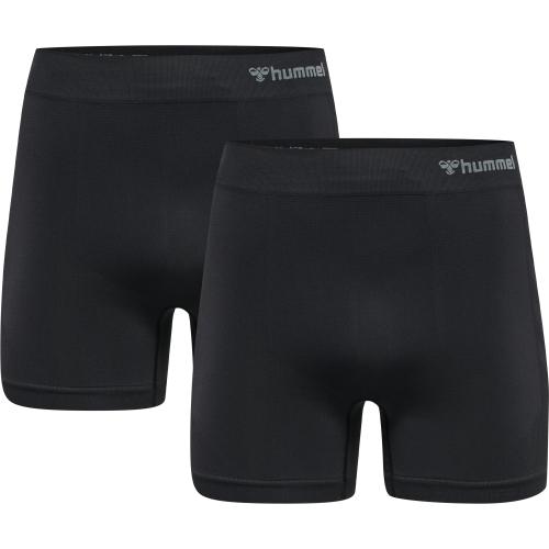 Einzelstück Hummel Hmljack Seamless Boxers 2-Pack - black/black (Grösse: M) von Hummel