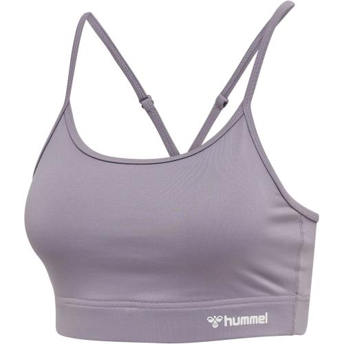 Einzelstück Hummel Hmlmt Chipo Padded Sports Bra - minimal gray (Grösse: M) von Hummel