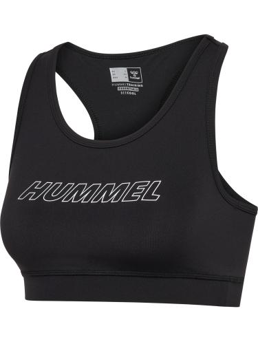 Einzelstück Hummel Hmlte Fundamental Sports Bra - black/white (Grösse: XL) von Hummel