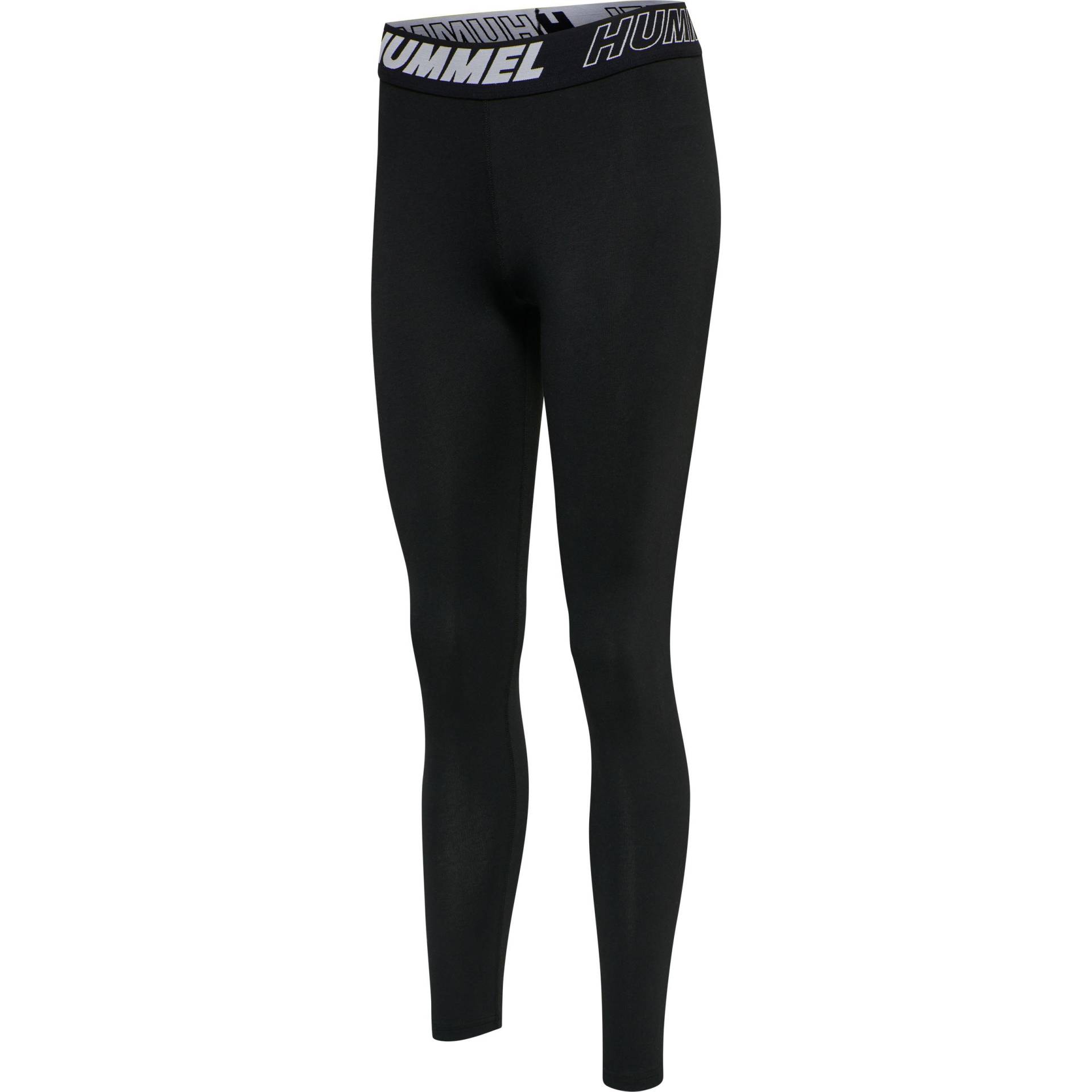 Halbhohe Leggings Aus Baumwolle, Damen Te Maja Damen  XS von Hummel