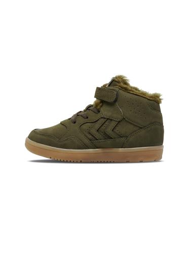 Hummel Camden Winterschuh High Jr - olive night (Grösse: 32) von Hummel